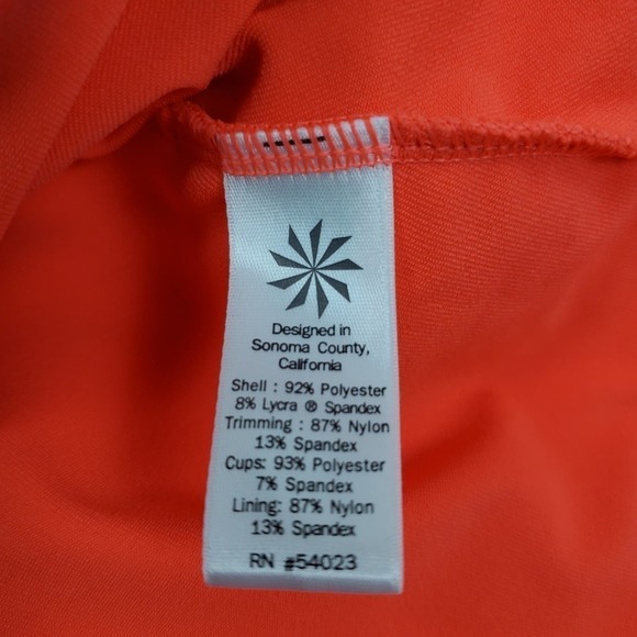 Athleta PR Tank 2 Ember Orange Outdoor Athletic Tank Top Size 2X Plus NEW - Picture 10 of 12